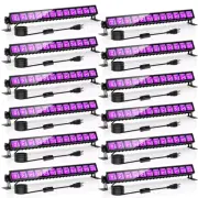 42W Black Light Bar with 5.25ft Cord and Switch, Light Up 23x23ft x12, Waterp...
