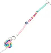 [MOBUTOFU] Clay Lollipop Charm Bracelet Teen Girls Summer Jewelry Beach Bracelet for Women