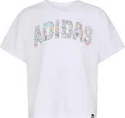 [adidas] Girls' Short Sleeve Drop Shoulder Graphic Tee Shirt