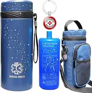 Valman 48H 7 Pen Insulin Cooler Travel CASE Medical Travel Cooler Bag Medicine Cooler Box EpiPen Carry Case TSA Approved Diabetic Pen Travel Case Hard Shell Insulina with Biogel Ice Pack