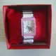 櫻花繽紛鑲鑽方形鏡面日本機芯防水陶瓷淑女錶(粉紅)/手錶(贈錶盒)