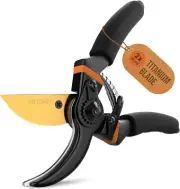 Pruning Shears Gardening Tools - Bypass Garden Scissors Heavy Duty H Pruner-Au