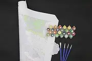GVS-ART Custom Paint by Number with Frame for Adult, Frameless Rolled Canvas,Personalized Acrylic Paint,Custom Canvas DIY Oil Painting, Craft Paint,16X16