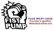 JERSEY SHORE FIST PUMP Graphic Die Cut decal sticker Car Truck Boat Window 22"