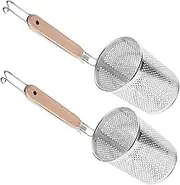 MAGICLULU Pasta Strainer Frying Colander Large Capacity Mesh Pasta Baskets for Kitchen Tools
