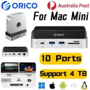 ORICO SSD Docking Station Stand Hard Drive Enclosure Type-C For Mac Mini M4 4TB