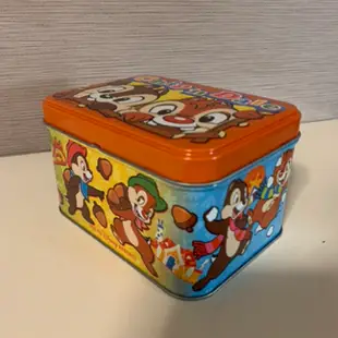 日本東京迪士尼 奇奇蒂蒂 造型鐵盒 收藏 裝飾 飾品盒 收納盒