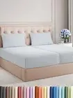 Split King Size 5 Piece Sheet Set - Breathable & Cooling Bed Sheets Set - Hot...