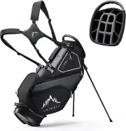 Golf Stand Bag with 14 Way Top Dividers, Lightweight Golf Bag for Men, Golf Bags