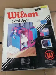WILSON CLUB TOTE GYM BAG JADE/FUCHSIA NEW IN BOX!!! 1980's/90's Era!