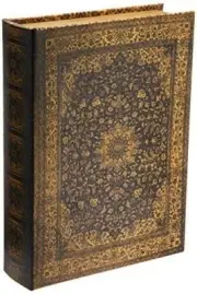 HandStands Bellagio-Italia Old World Book Box, Persian - Stores up to 80 DVDs,
