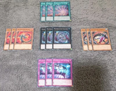 Materiactor Complete Deck Core 15 Cards SUDA 1st Ed YuGiOh Bundle