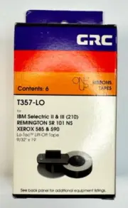 NOS GRC LO-Tac T357-LO Ribbon Correction Tape IBM Selectric Typewriter Systems