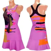 Adidas Tennis Dress Set Women's Sports + Bra + Trousers Tight US Open Pink