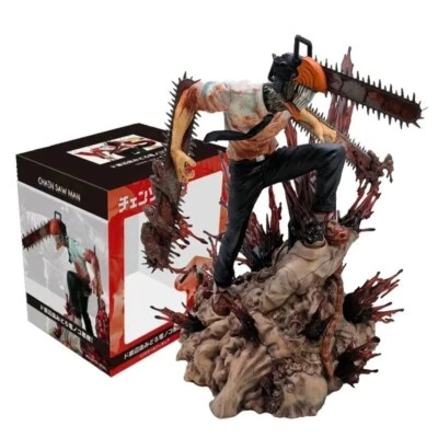Anime Chainsaw Man Pochita 1/7 Scale 18CM PVC Figure Model Statue Toy Xmas Gift