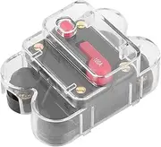 Grcfumo 12V 24V DC Marine Circuit Breaker, Circuit Breaker with Water Proof Cover, Audio Circuit Breaker for Auto Car Marine Boat Bike (B(100A))