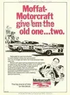 1977 ALLAN MOFFAT COLIN BOND BATHURST XC GT FORD A3 POSTER AD SALES BROCHURE