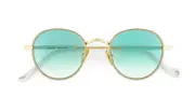 Eyepetizer Cinq C.4-P-S-21 Men's Sunglasses Gold Size 47