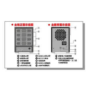 Digifusion伽利略 USB3.0 + eSATA 4層抽取式硬碟外接盒 35D-U3ES