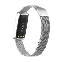 在飛比找樂天市場購物網優惠-[2玉山網] Luxe 不鏽鋼米蘭磁吸錶帶-銀色 適 Fit