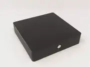 Super Slim Black Aluminum Mini-ITX PC Case for Fanless DC Motherboard *NEW*