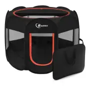 Dog Cat Playpen, Puppy Pet Playpen Indoor Outdoor Medium Dogs Tent Crates Cage