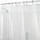 Mildew Resistant Durable and PVC Free Stall Shower Curtain Liner, Clear -