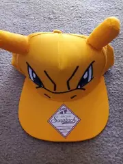 Charizard 3D ears Pokemon hat snapback Orange 2017