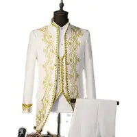 在飛比找Yahoo!奇摩拍賣優惠-歐洲中世紀服裝男士歐式宮廷裝貴族復古禮服男王子舞臺話劇演出