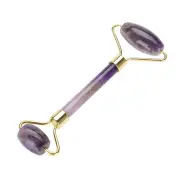 Natural Jade Roller Massage Amethyst Facial Massage Anti Wrinkle Anti Aging XAT