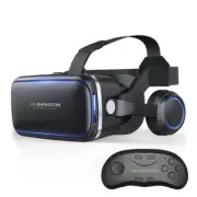 VR Headset with Remote ControllerHD 3D VR Glasses Virtual Reality Headset for...