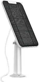 5V/4W Solar Panel Power for Home Security Outdoor Rechargeable Battery Cameras, Compatible with Eufycam 2C/2C Pro/2/2 Pro/E20/E40/E, Waterproof, 360° Adjustable Mounting, Micro USB Port