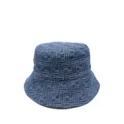 [Fendi] Fendi Cotton Bucket Hat M BLUE