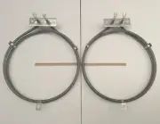 2 x 2000W Smeg 900mm Stove Oven Fan Forced Element SA9066CER SA9066LPG