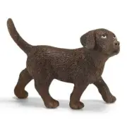 NEW Schleich 16388 Dog Labrador Puppy Chocolate farm life RETIRED rare figurine