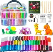 Polymer Clay, 50 Colours Oven Bake Modeling Clay