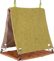 Parrot Nest - Parrot Bed for Cage | Imitate Rattan Swing, Hideaway House, Scratch Resistant Pet Supplies for Entertainment Sleeping Playing