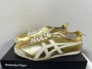 Onitsuka Tiger MEXICO 66 1183B566 201 GOLD WHITE Unisex Shoes US 6-14