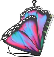 Baluue Butterfly Wing Costume Shawl for Lightweight Cape for Halloween Cosplay and Dress Up Parties Fun Gradient Color Design Comfortable and Easy to Wear