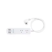 Arlec 2 Outlet Portable Power Board With USB-A & USB-C