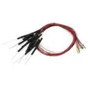 1206 Pre-Wired Micro LED, 12 Pcs 9-12V Emitting Diodes for Model, Warm White