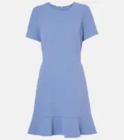 [Stella McCartney] Stella McCartney Iconic ruffled minidress AU 10 blue