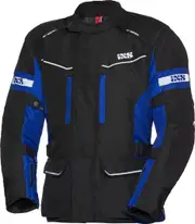 IXS Tour Evans-ST Motorcycle Textile Jacket, black-blue, Size S for Men Black Blue