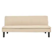 New Sarantino 3 Seater Sofa Bed Lounge Couch Modular Home Furniture Linen Beige