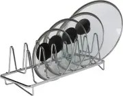Kitchen Details Chrome Geode Organizer | Free Standing | Pots & Pans |