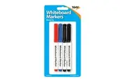 Tiger Slim Whiteboard Markers (Pack Of 4) (Black/Blue/Red) (One Size)