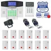 Wireless Burglar Alarm System Phone Line Auto Dialer US Home House Smart PSTN GE