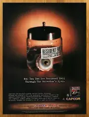 1998 Resident Evil Director's Cut Playstation 1 PS1 Print Ad/Poster Game Art
