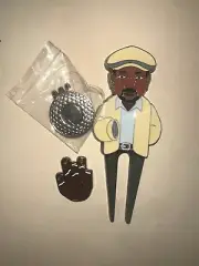 GOLF DIVOT TOOL & CHUBBS MISSING HAND BALL MARKER - HAPPY GILMORE