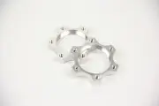 6 Bolt Flange Adapter Freewheel Thread Hubs Disc Brake Rotor 44mm 2PC